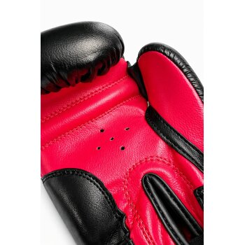 Future Boxhandschuhe + GRATIS Schlupfbandagen schwarz/pink 10 Unzen Schlupfbandagen S