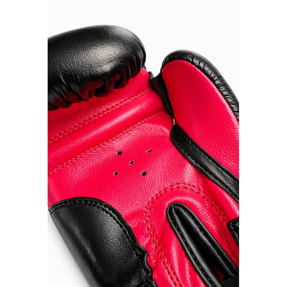 Future Boxhandschuhe + GRATIS Schlupfbandagen schwarz/pink 10 Unzen Schlupfbandagen S