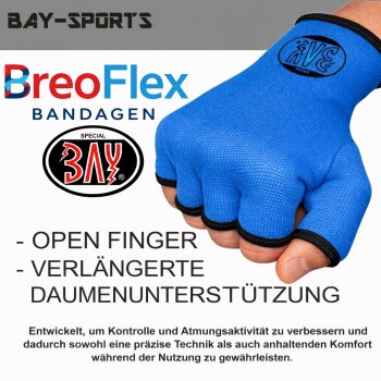 Innenhandschuhe Boxbandagen Handbandagen Boxen Kickboxen MMA blau M