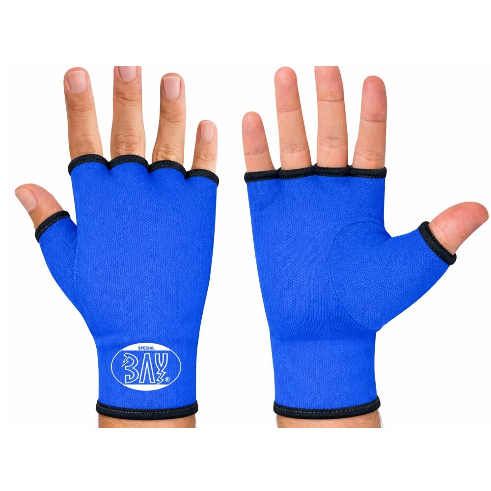 Innenhandschuhe Boxbandagen Handbandagen Boxen Kickboxen MMA blau L