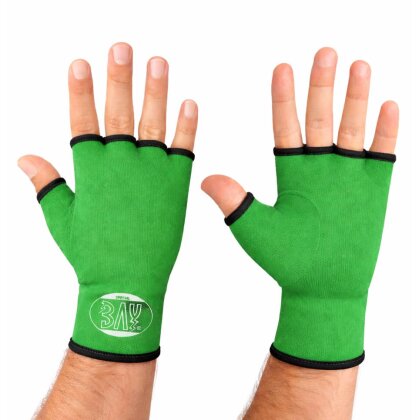 20 Jahre Jubel Angebot - Innenhandschuhe Boxbandagen Handbandagen Boxen Kickboxen MMA grün M