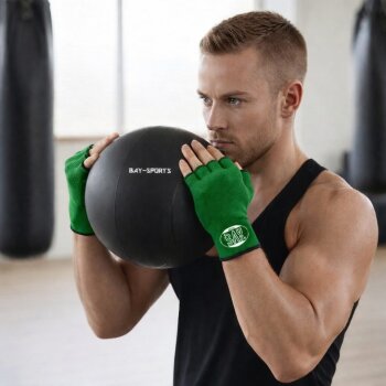 20 Jahre Jubel Angebot - Innenhandschuhe Boxbandagen Handbandagen Boxen Kickboxen MMA grün M