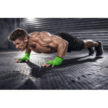 20 Jahre Jubel Angebot - Innenhandschuhe Boxbandagen Handbandagen Boxen Kickboxen MMA grün M