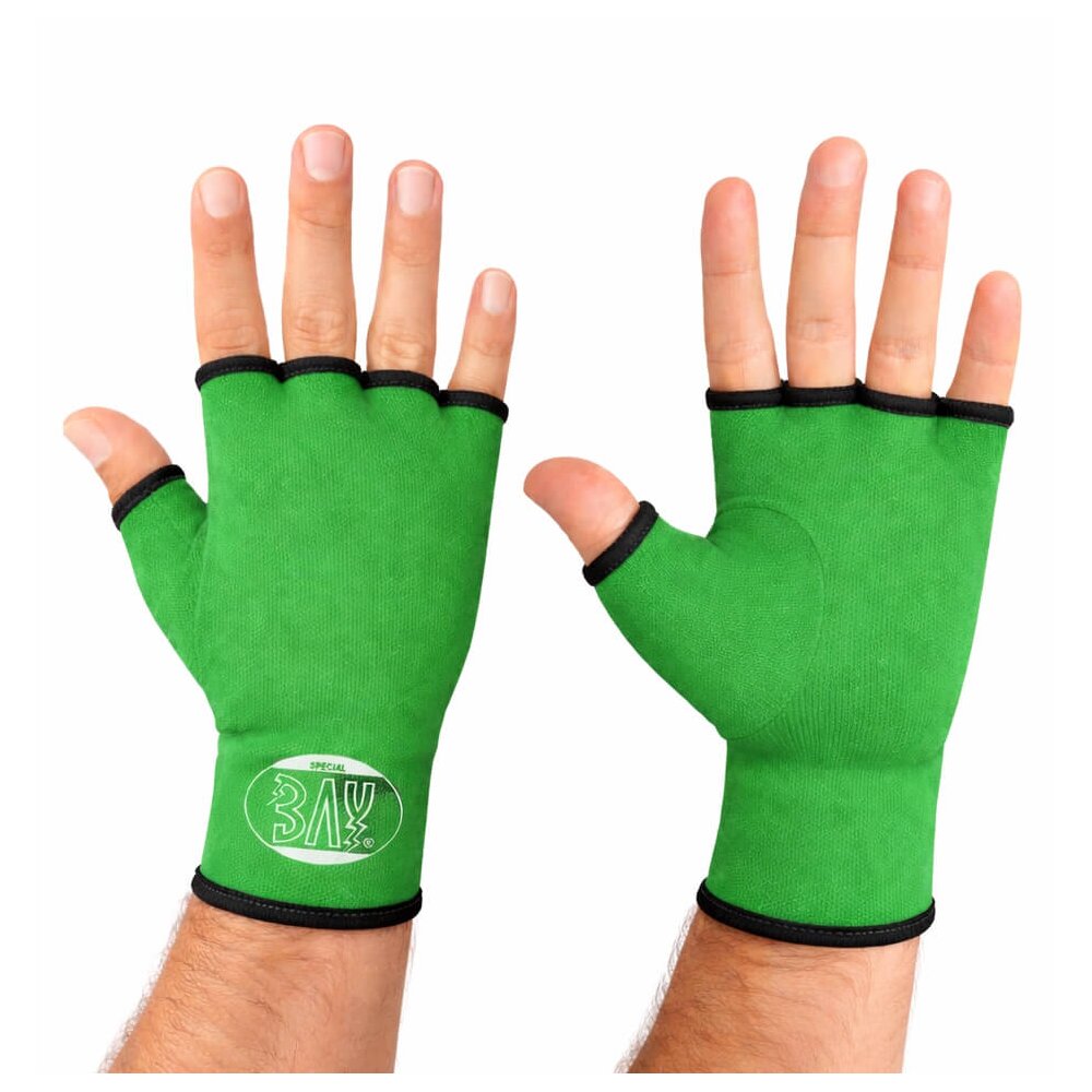 20 Jahre Jubel Angebot - Innenhandschuhe Boxbandagen Handbandagen Boxen Kickboxen MMA grün M