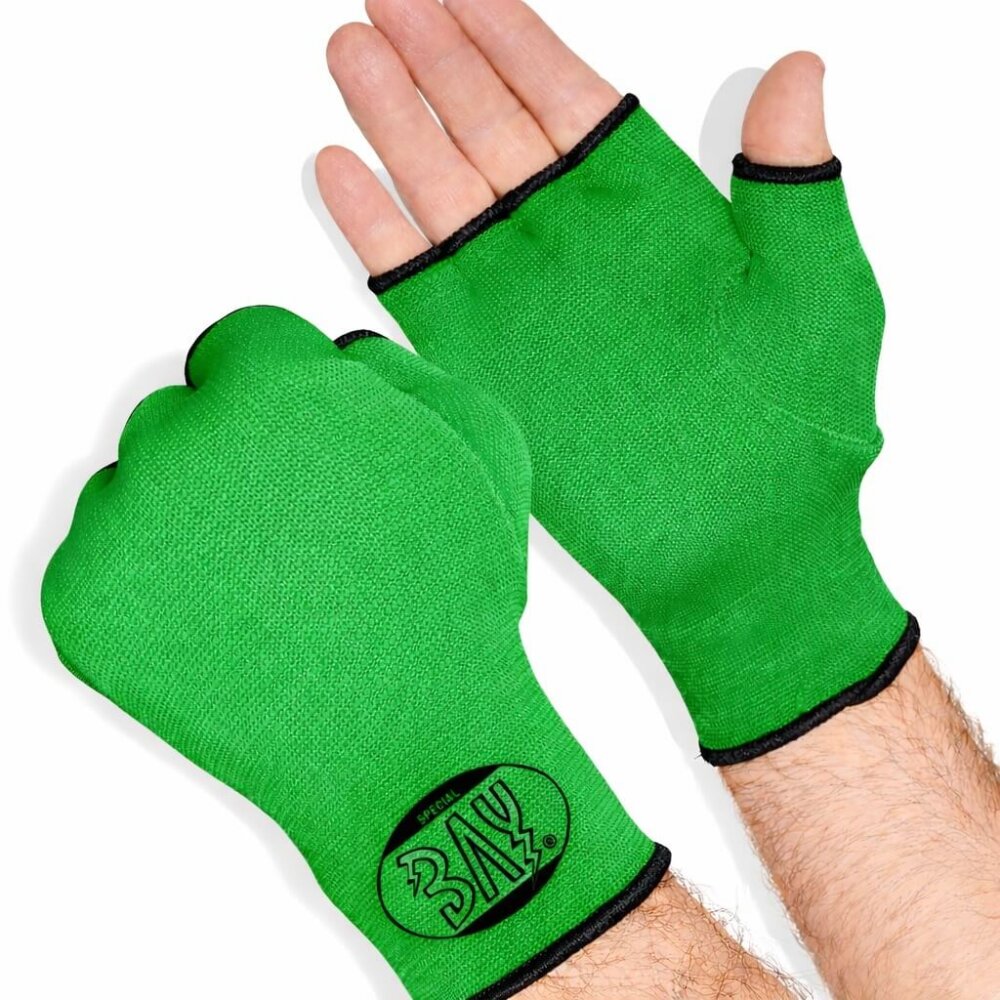 20 Jahre Jubel Angebot - Innenhandschuhe Boxbandagen Handbandagen Boxen Kickboxen MMA grün M