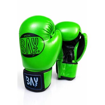 20 Jahre Jubel Angebot - Future Boxhandschuhe + GRATIS Innenhandschuhe grün 8 Unzen - Schlupf L