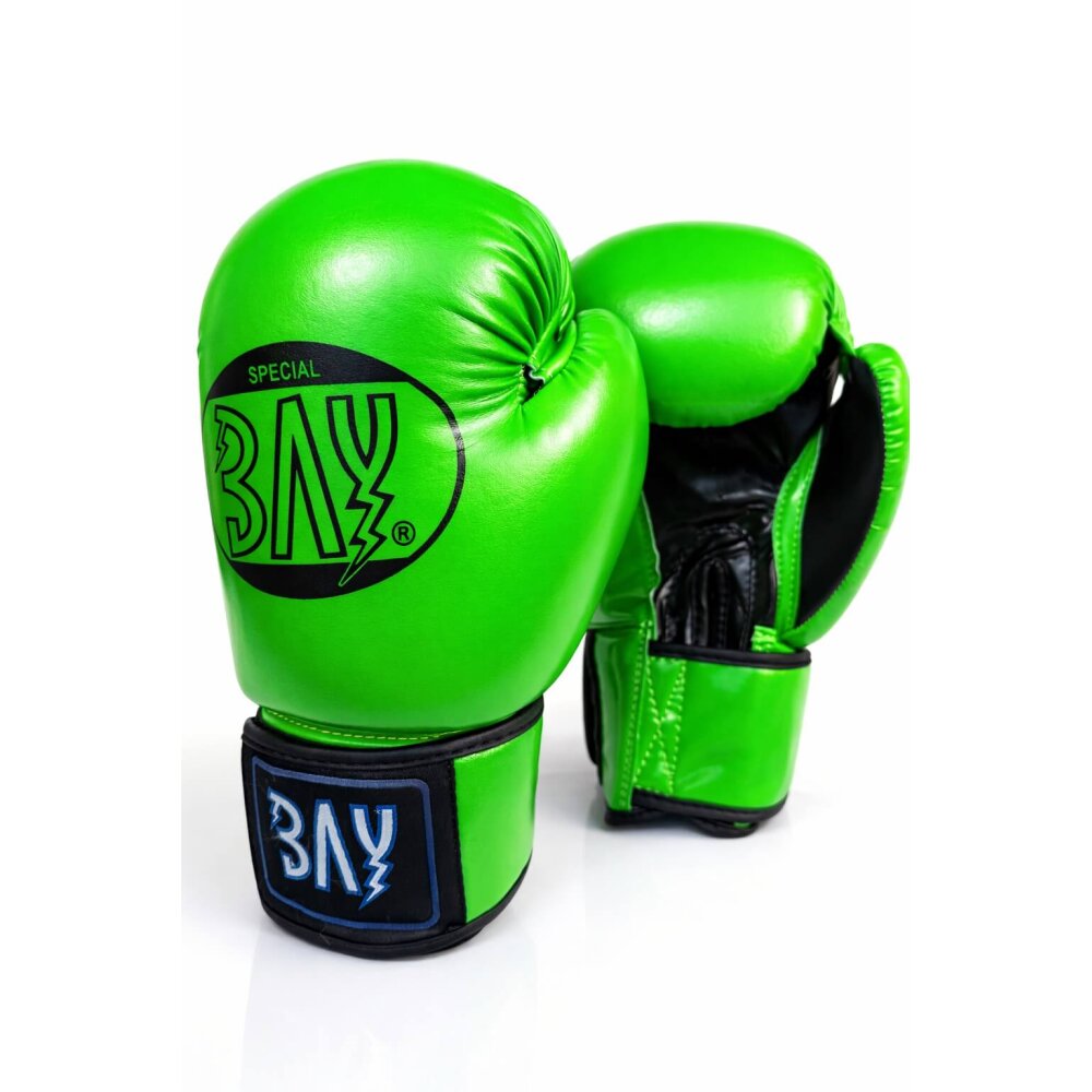 20 Jahre Jubel Angebot - Future Boxhandschuhe + GRATIS Innenhandschuhe grün 8 Unzen - Schlupf L