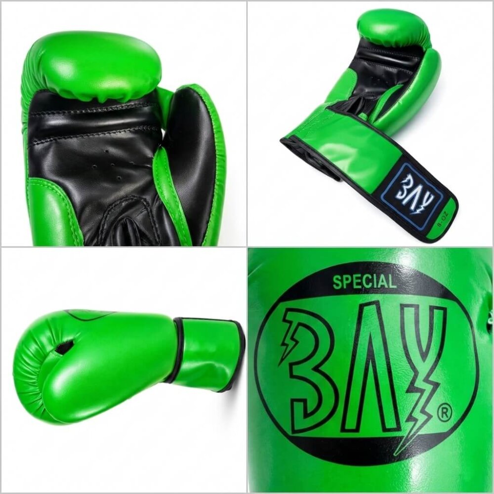 20 Jahre Jubel Angebot - Future Boxhandschuhe + GRATIS Innenhandschuhe grün 10 Unzen - Schlupf S