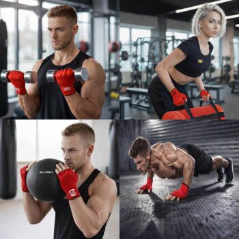 Future Boxhandschuhe rot + GRATIS Innenhandschuhe 8, 10 Unzen