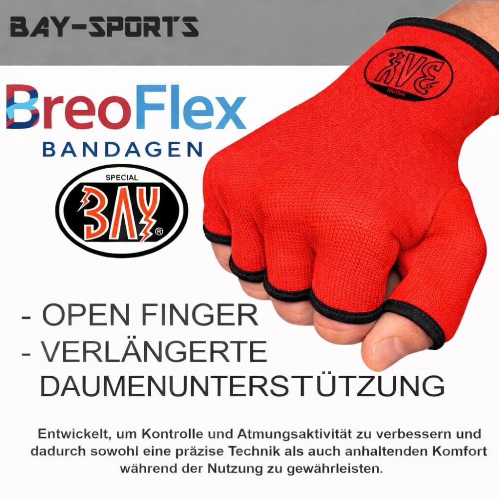 Future Boxhandschuhe rot + GRATIS Innenhandschuhe 8 Unzen + Schlupf rot Senior Universalgröße