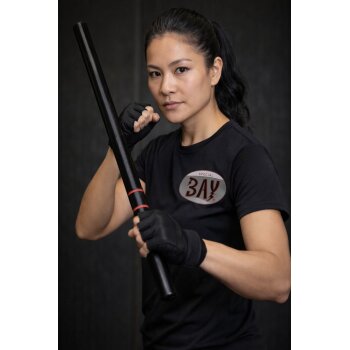 Krav Maga Selbstverteidigung Holzstock schwarz Eiche massiv 65 cm Schlagstock Langstock