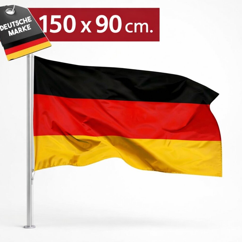 Deutschlandfahne 150 x 90 cm Flagge BRD