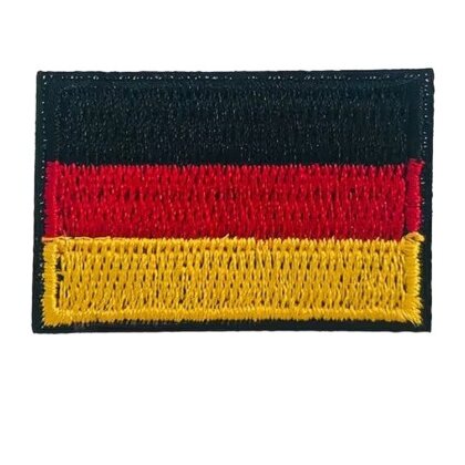 Stickabzeichen Deutschlandfahne Bügelpatch Flagge BRD