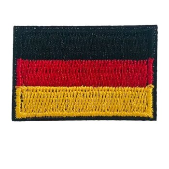 Stickabzeichen Deutschlandfahne Bügelpatch Flagge BRD