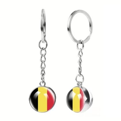 Germany Kugel Schlüsselanhänger Glas