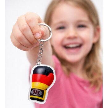 BAY Mini Germany Boxhandschuhe Schlüsselanhänger aus Acry 2Dl