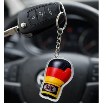 BAY Mini Germany Boxhandschuhe Schlüsselanhänger aus Acryl