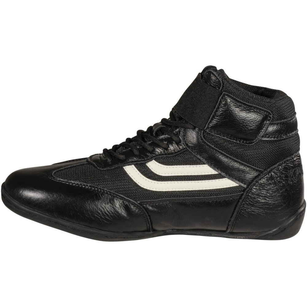 Trainingsschuhe High Shaft aus Leder für Kampfsport, Boxen, Ringen, Wrestling