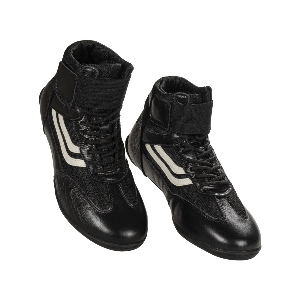 Trainingsschuhe High Shaft aus Leder für Kampfsport, Boxen, Ringen, Wrestling