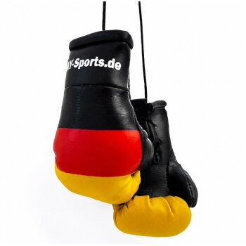 Mini Boxhandschuhe Germany Deutschland Anhänger Deko fürs Auto, Tasche usw. BRD