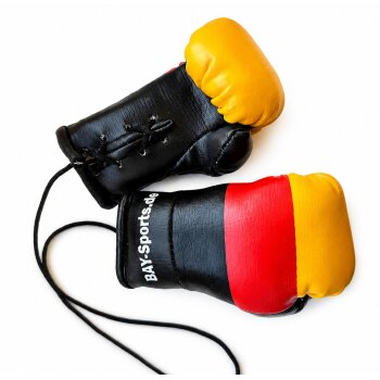 Mini Boxhandschuhe Germany Deutschland Anhänger Deko fürs Auto, Tasche usw. BRD