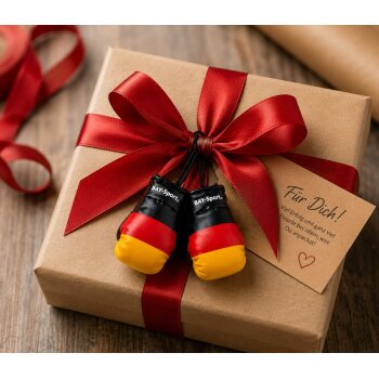 Mini Boxhandschuhe Germany Deutschland Anhänger Deko fürs Auto, Tasche usw. BRD