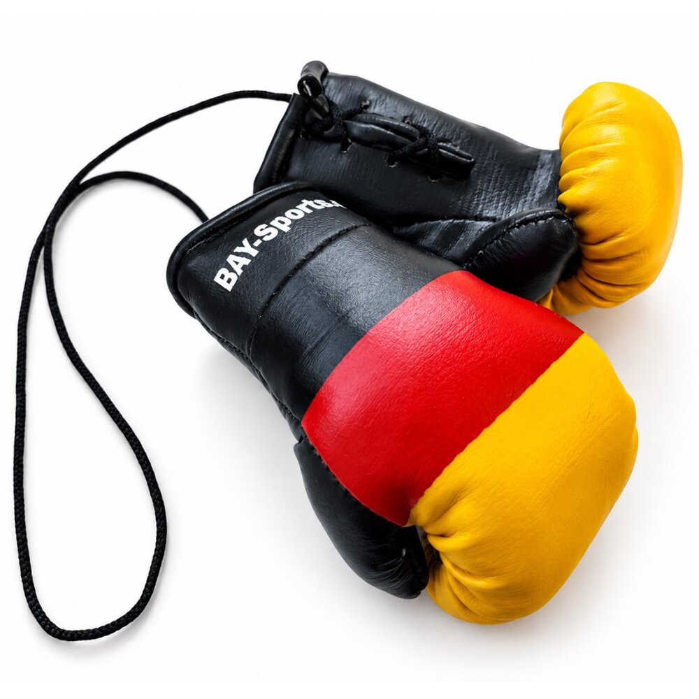Mini Boxhandschuhe Germany Deutschland Anhänger Deko fürs Auto, Tasche usw. BRD