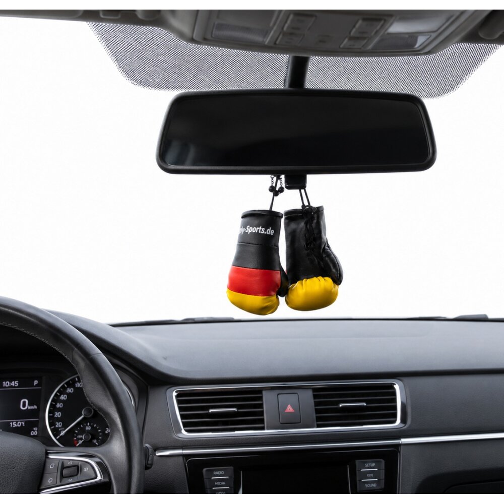 Mini Boxhandschuhe Germany Deutschland Anhänger Deko fürs Auto, Tasche usw. BRD