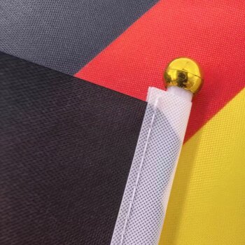 10x Spar Set Mini Deutschland Fahne 30 cm, Flagge BRD Handfahne