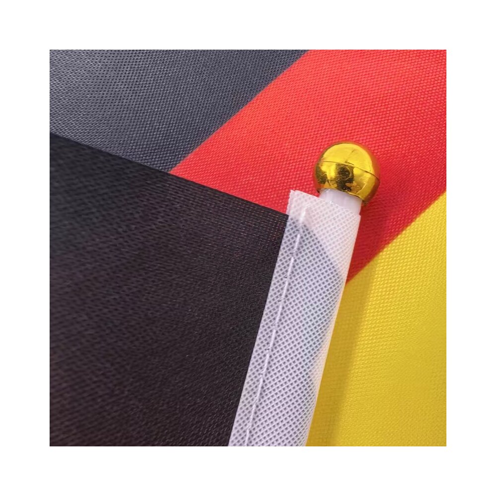 10x Spar Set Mini Deutschland Fahne 30 cm, Flagge BRD Handfahne
