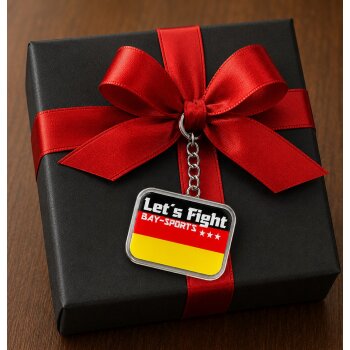 Let´s Fight Germany Fahne Schlüsselanhänger aus Acryl 2D