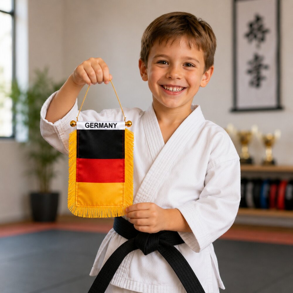 Wimpel Mini Deutschland Fahne Flagge BRD