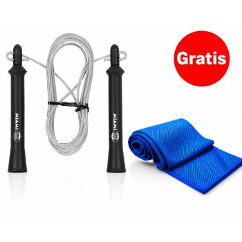 Miami 280 Profi Stahl Springseil  + GRATIS Kühlhandtuch