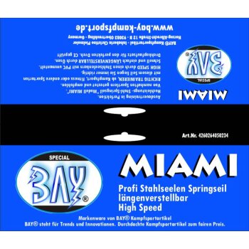 Miami 280 Profi Stahl Springseil  + GRATIS Kühlhandtuch