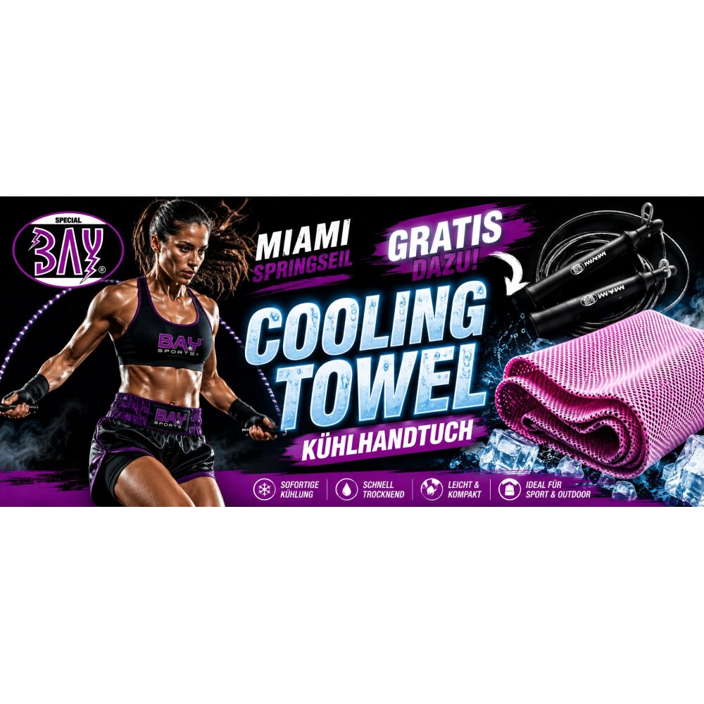 Miami 280 Profi Stahl Springseil  + GRATIS Kühlhandtuch