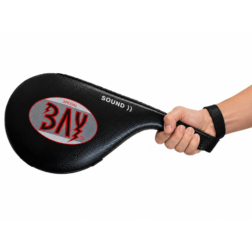 Sound 2.6. Doppel Hand Mitt Doppelmitt  schwarz/grau