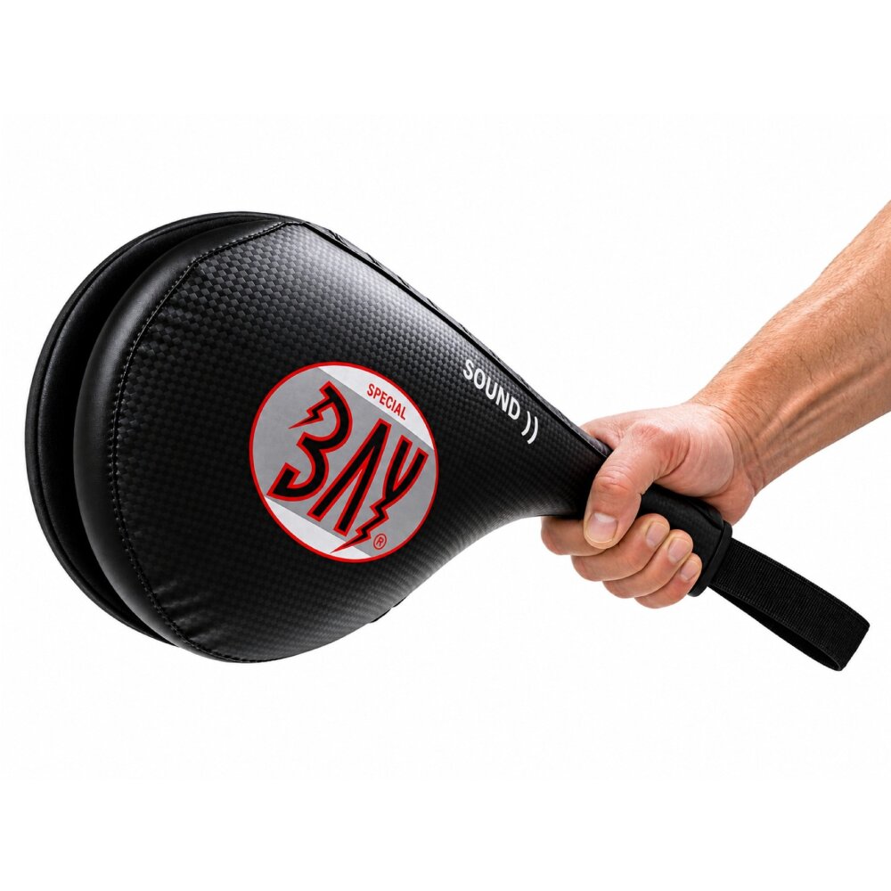 Sound 2.6. Doppel Hand Mitt Doppelmitt  schwarz/grau