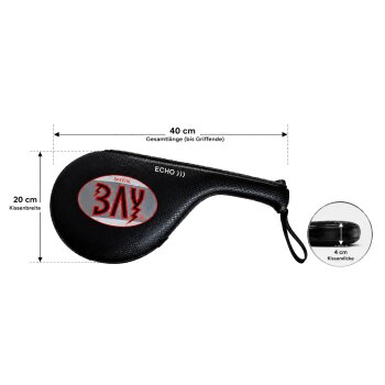 Echo 2.6. Single Hand Mitt Singlemitt schwarz/grau