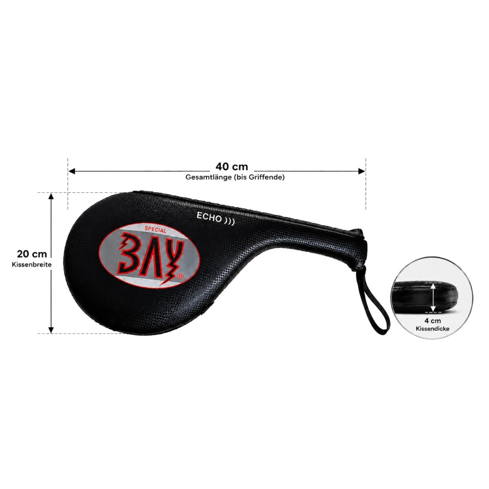 Echo 2.6. Single Hand Mitt Singlemitt schwarz/grau