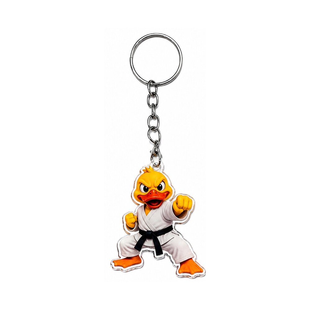 Krawallente Schlüsselanhänger Yellow Duck Acryl 2D