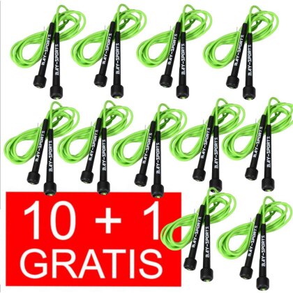 10 + 1 GRATIS Angebot (11 Stück) Sports 310 Nylon Springseil Skipping Rope