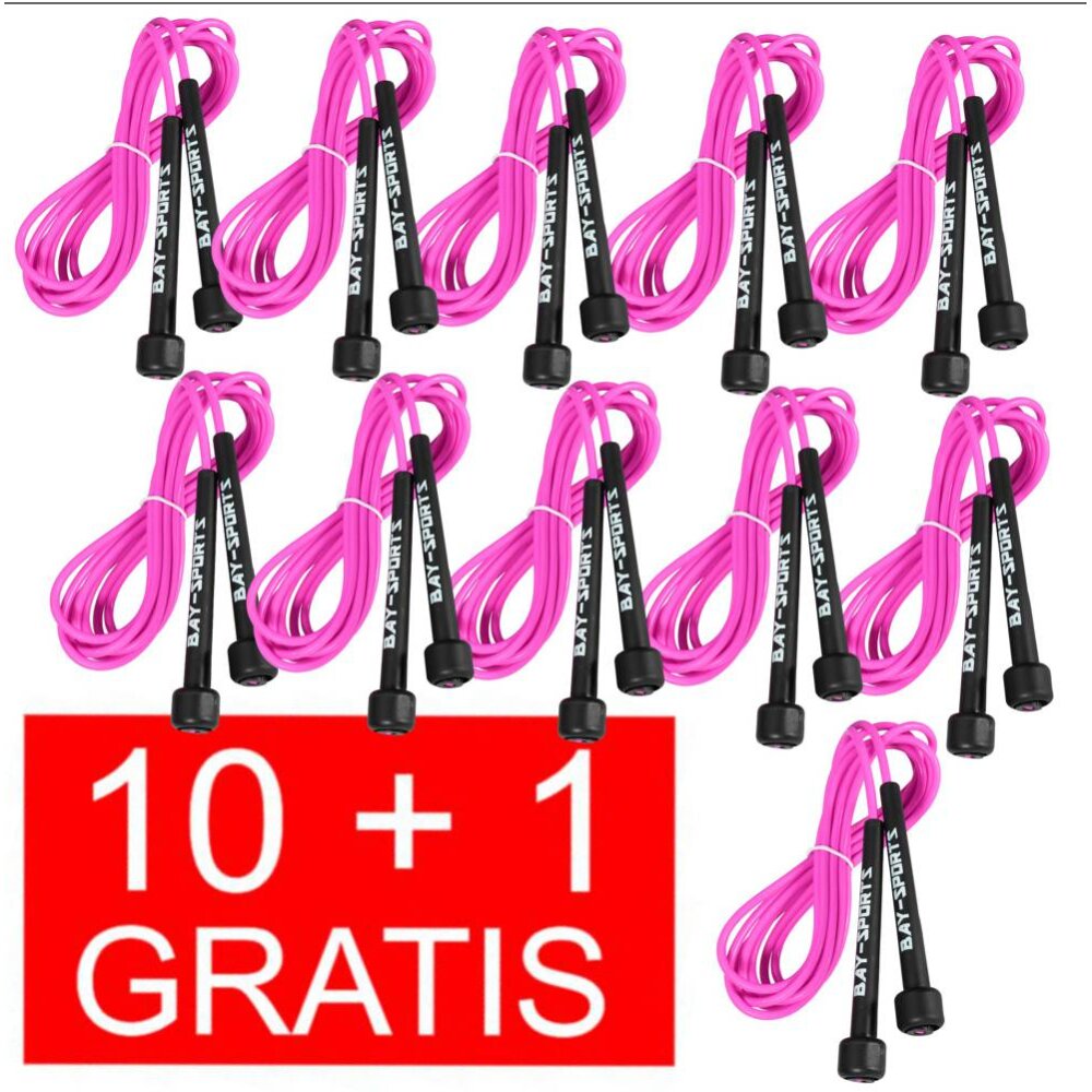 10 + 1 GRATIS Angebot (11 Stück) Sports 310 Nylon Springseil Skipping Rope