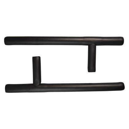 Tonfa Schaumstoff Training 50 cm schwarz Paar