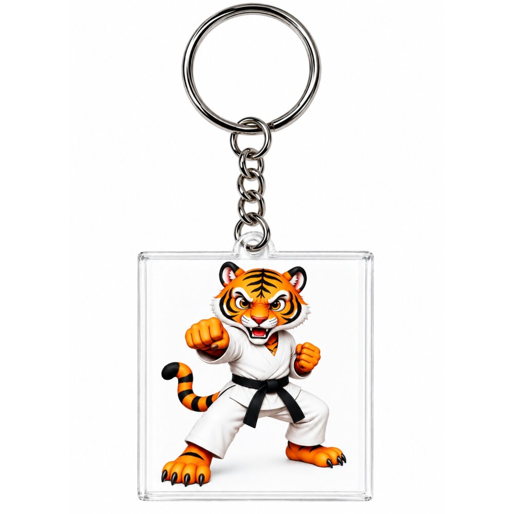 Prankenmeister Tiger Schlüsselanhänger Tigerkralle Acryl 2D