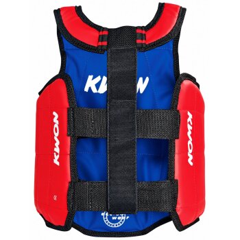 Kampfsport Double Black Schutzweste Körperschutz schwarz/rot