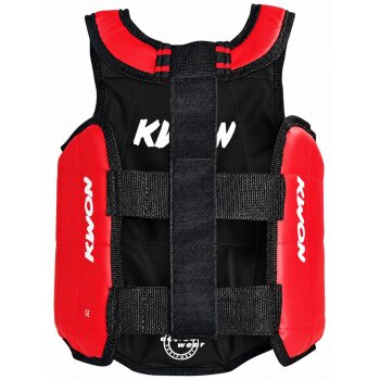 Kampfsport Double Black Schutzweste Körperschutz schwarz/rot schwarz/rot L