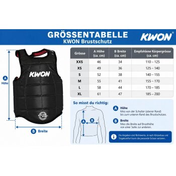 Kampfsport Double Black Schutzweste Körperschutz schwarz/rot schwarz/rot L