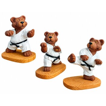Budo Bär Kunstharz Figur – Dekofigure Karate
