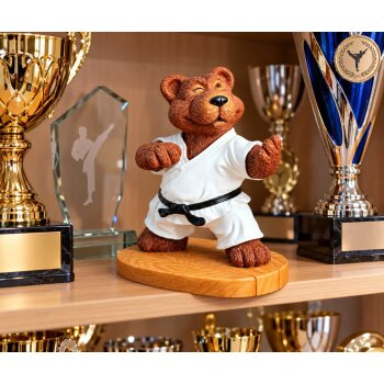 Budo Bär Kunstharz Figur – Dekofigure Karate