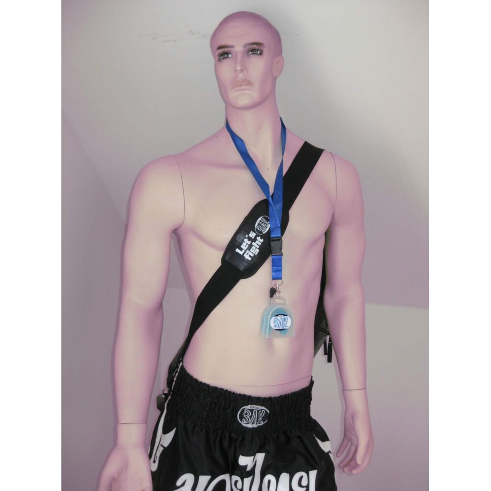 Zahnschutz Fun Set Motiv Dose mit NAMENSFREIFELD - Kinder Born to Fight rot